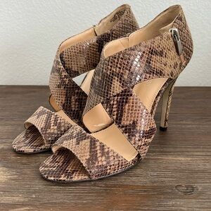 Women’s Enzo Angiolini High Heel Snake Skin Sandals
